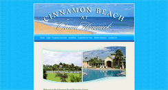 Desktop Screenshot of cinnamonbeachrec.com
